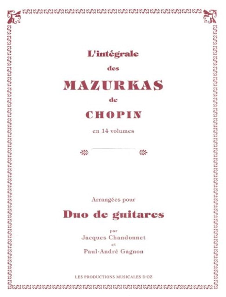 Mazurkas, op. 50, Vol. 8