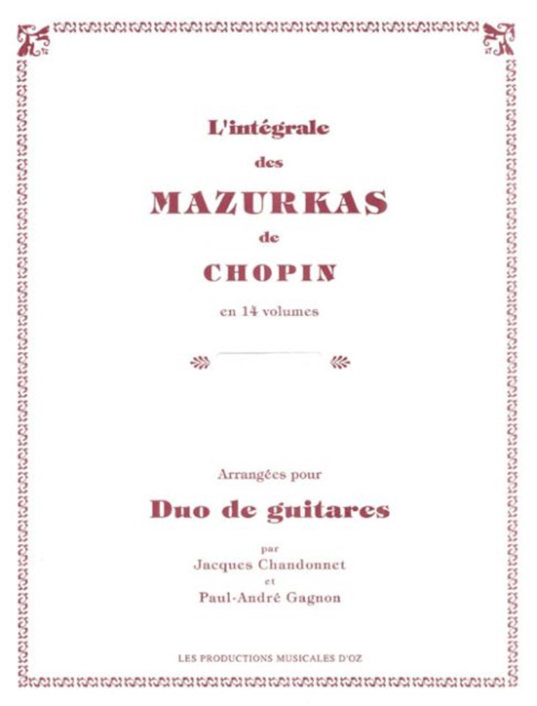 Mazurkas, op. 56, Vol. 9