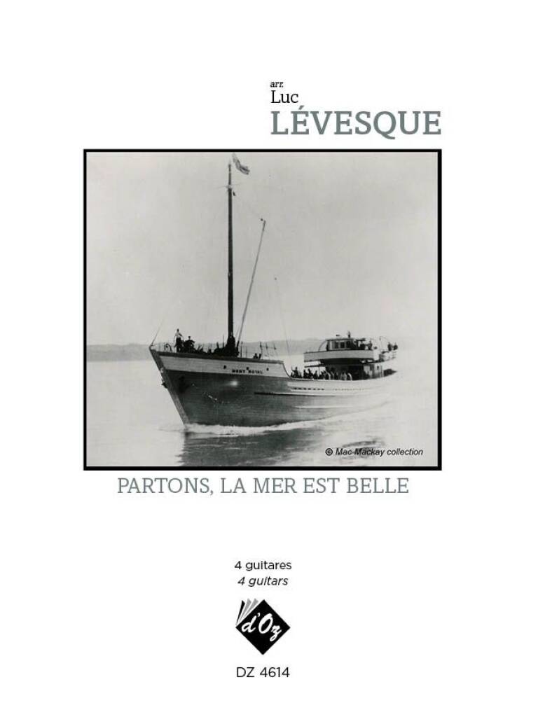 Partons, la mer est belle