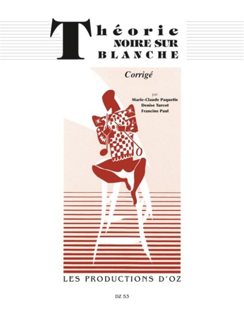 Théorie noire sur blanche, Corrigé