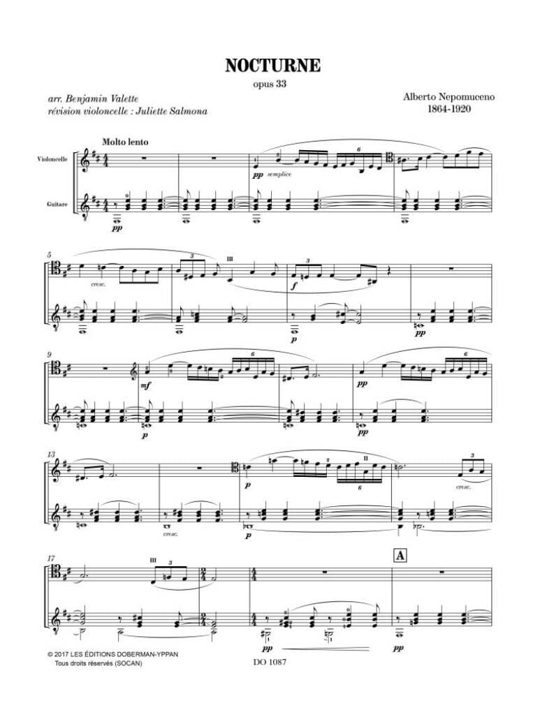 Nocturne, Opus 33