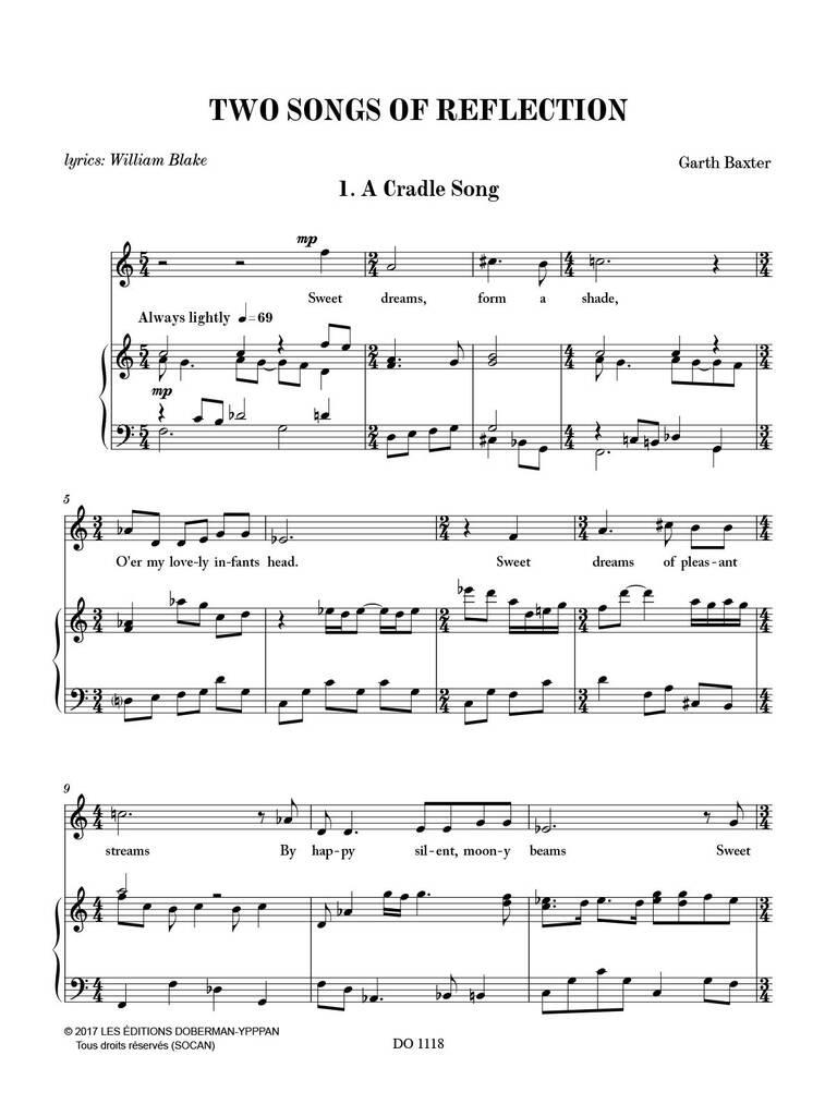 Two Songs Of Reflection