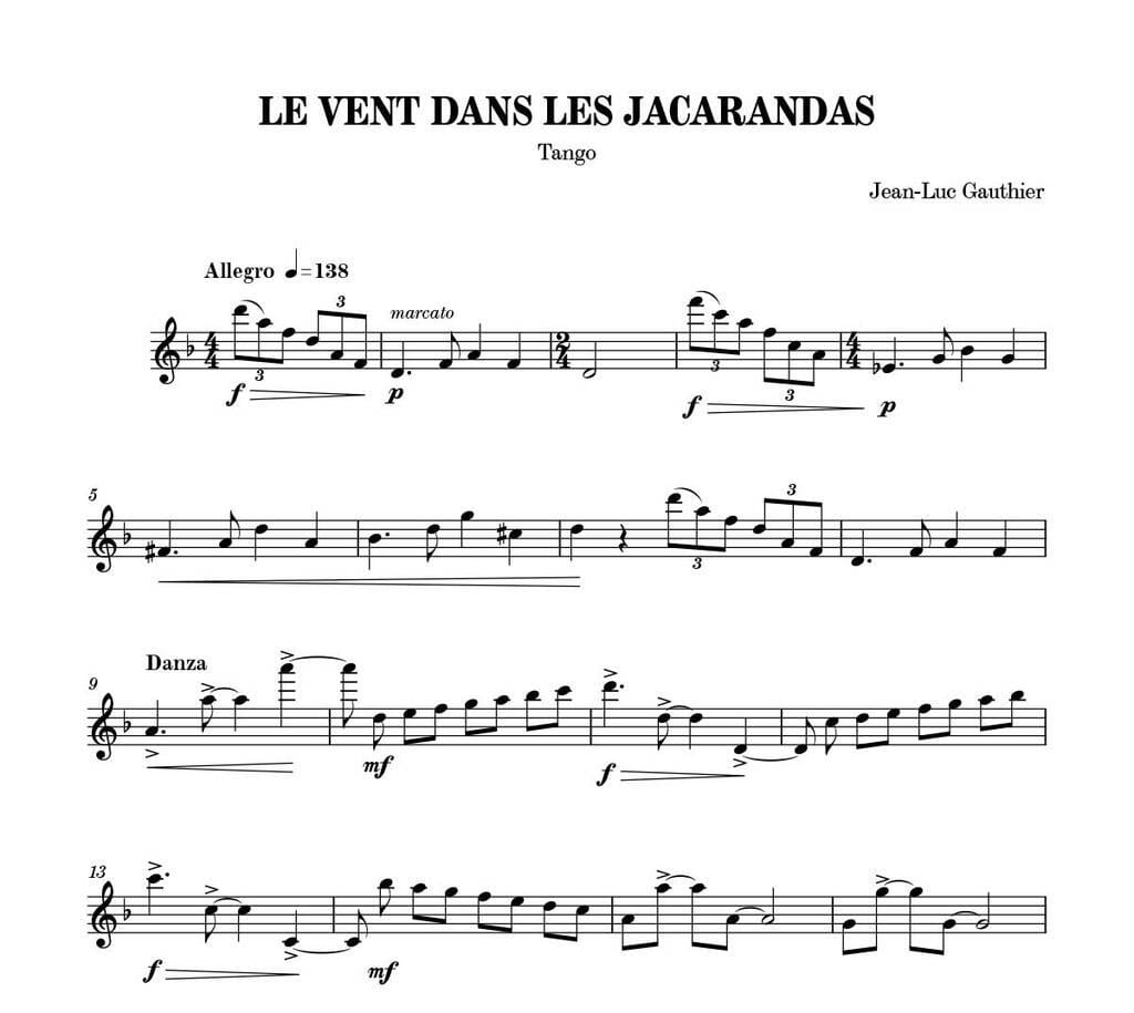 Le Vent Dans Les Jacarandas