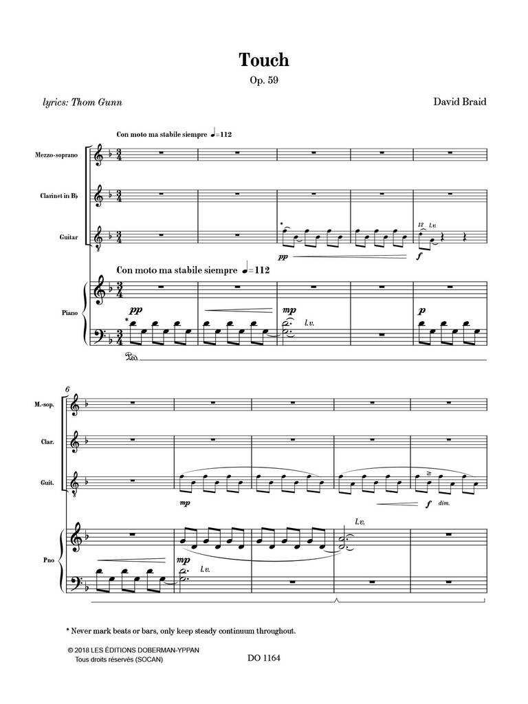 Touch, Op. 59