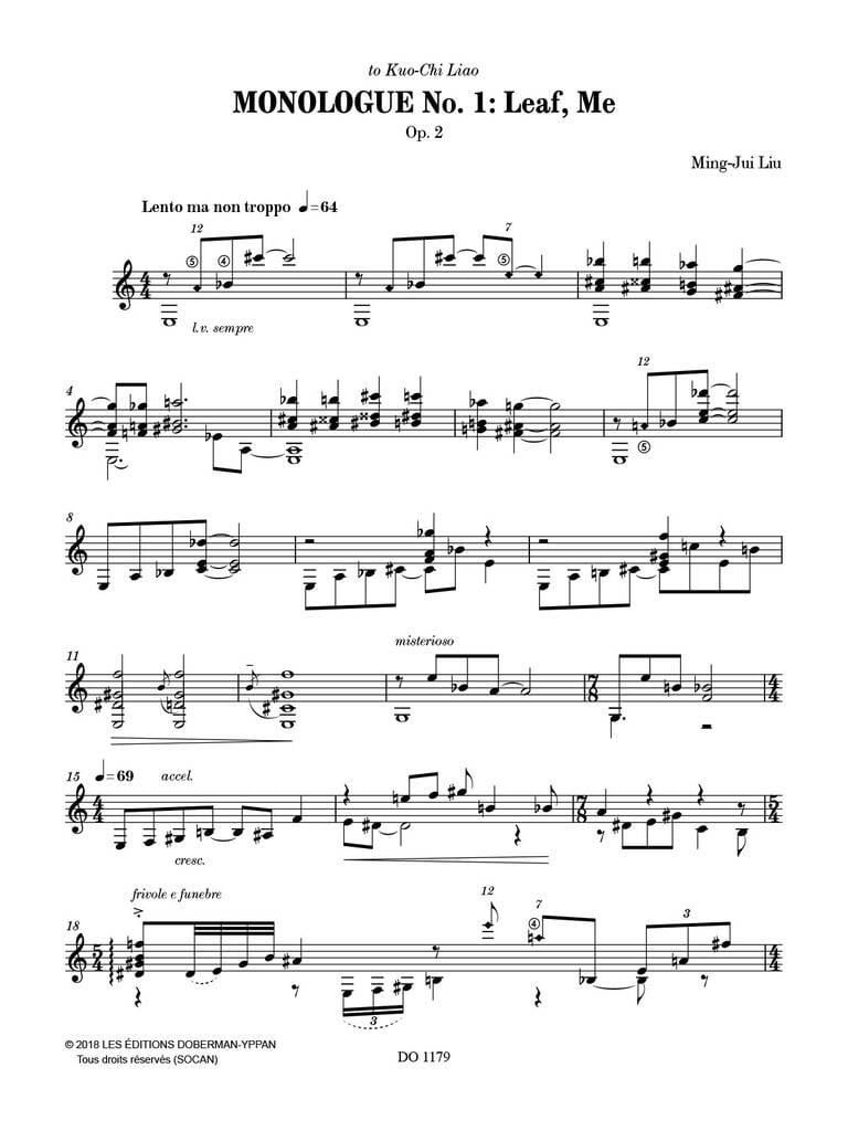 Monologue No. 1: Leaf, Me