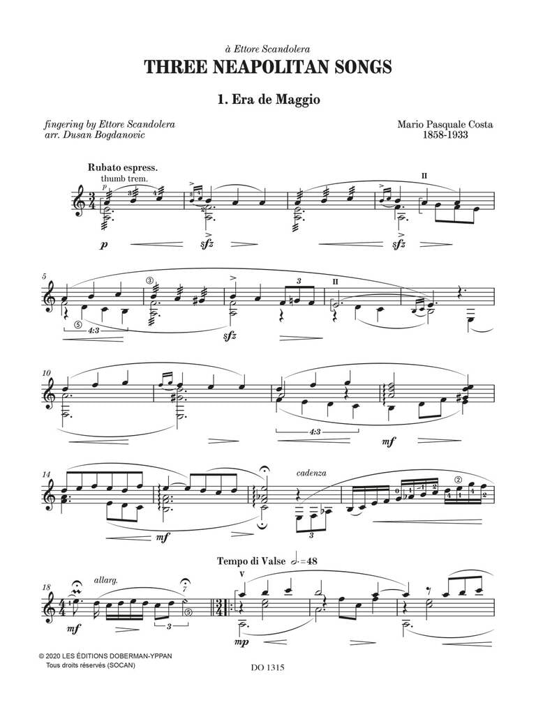 Three Neapolitan Songs