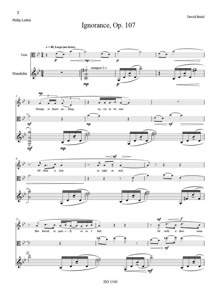 Three Songs