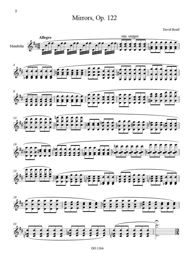 Three Pieces For Mandolin