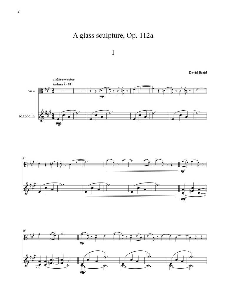Six Improbable Airs For Viola And Mandolin