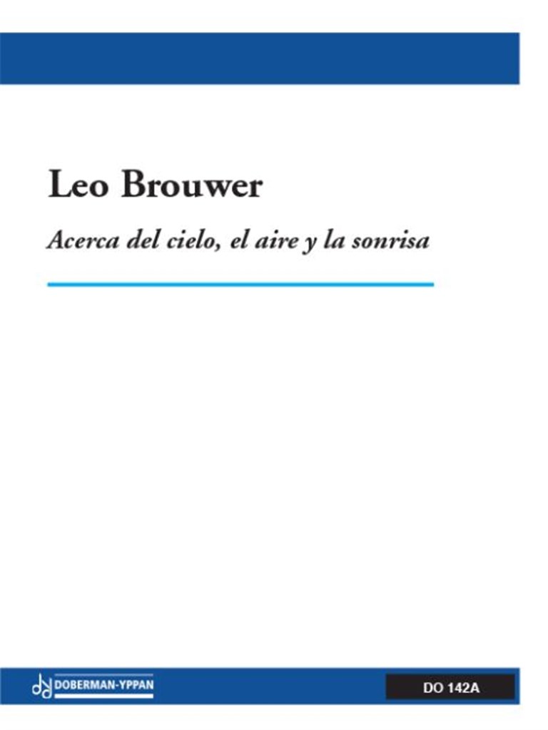 Acerca del cielo el aire y la sonrisa (24 guit.)