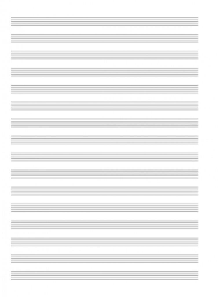 Carta Da Musica - 32 Pentagrammi