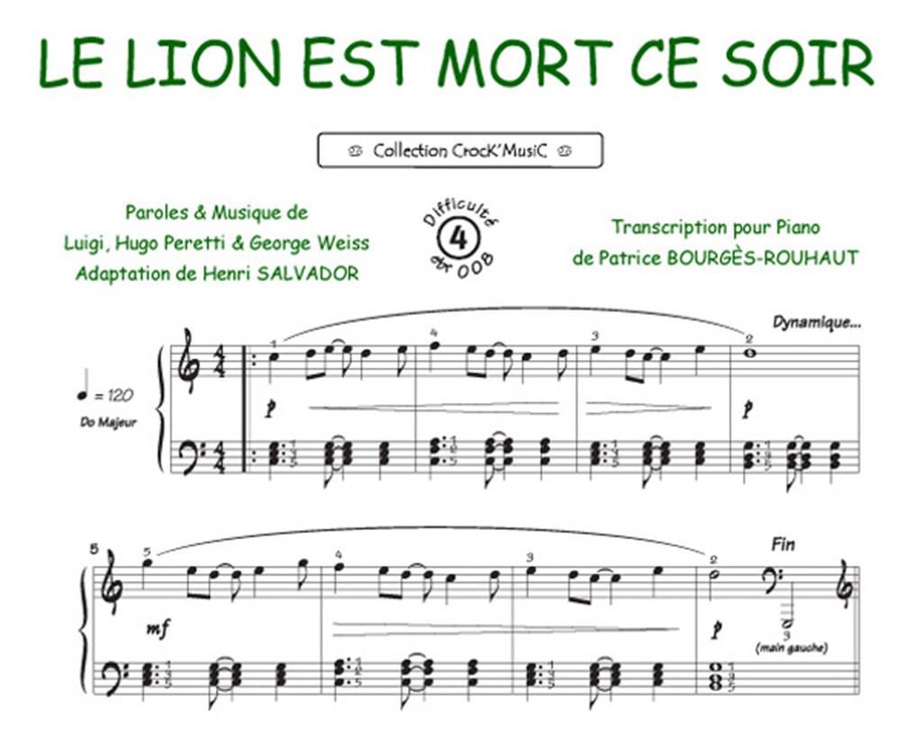 Le lion est mort ce soir