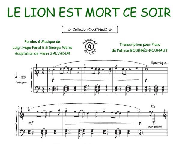 Le lion est mort ce soir