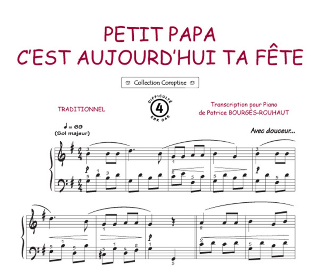 Petit papa c'est aujourd'hui ta fête