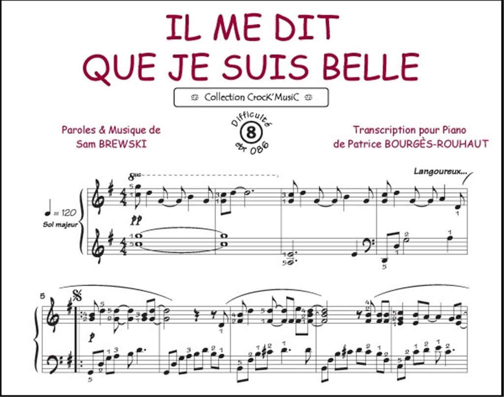Il me dit que je suis belle