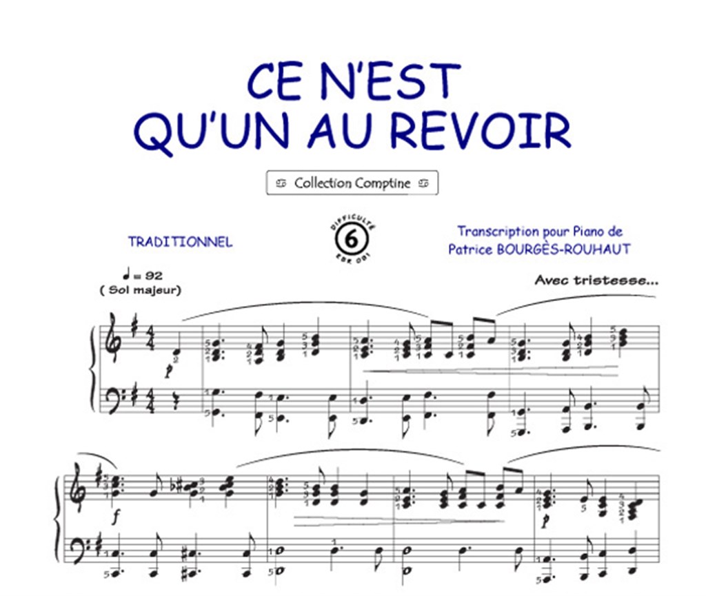 Ce n'est qu'un au revoir