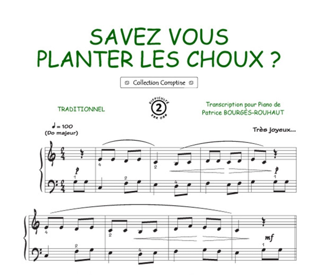 Savez-vous planter les choux