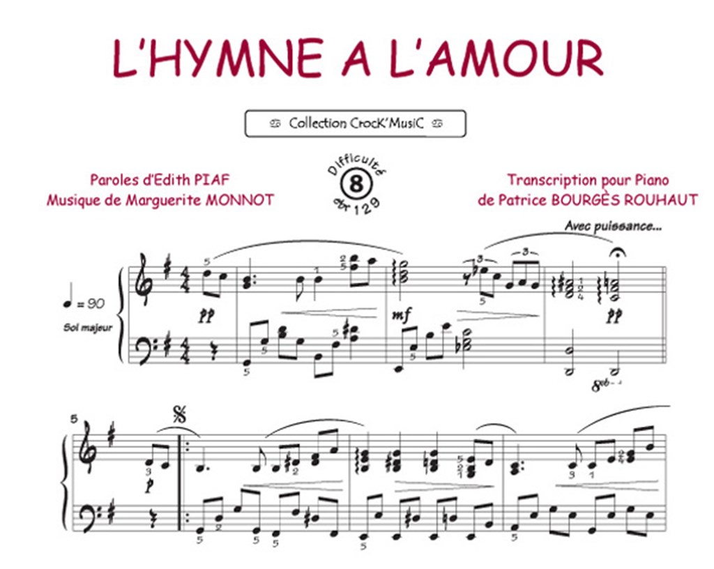 L'hymne à l'amour