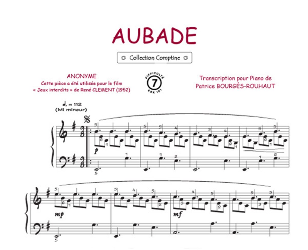 Aubade (Jeux interdits)