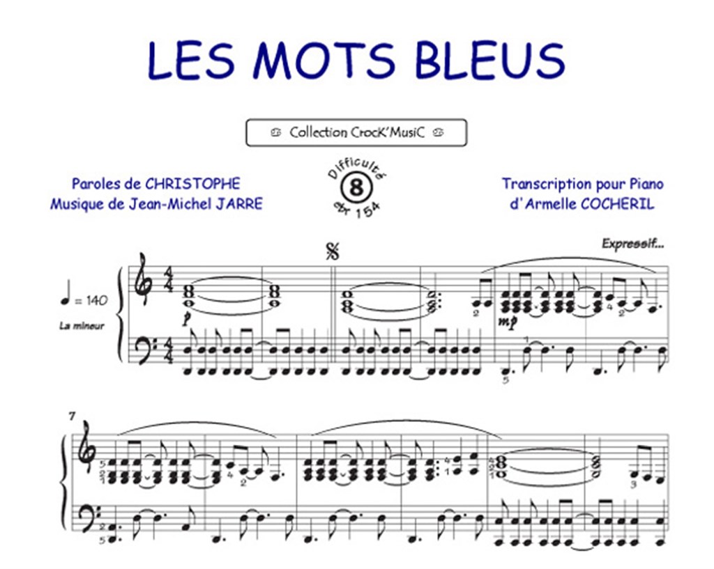 Les mots bleus