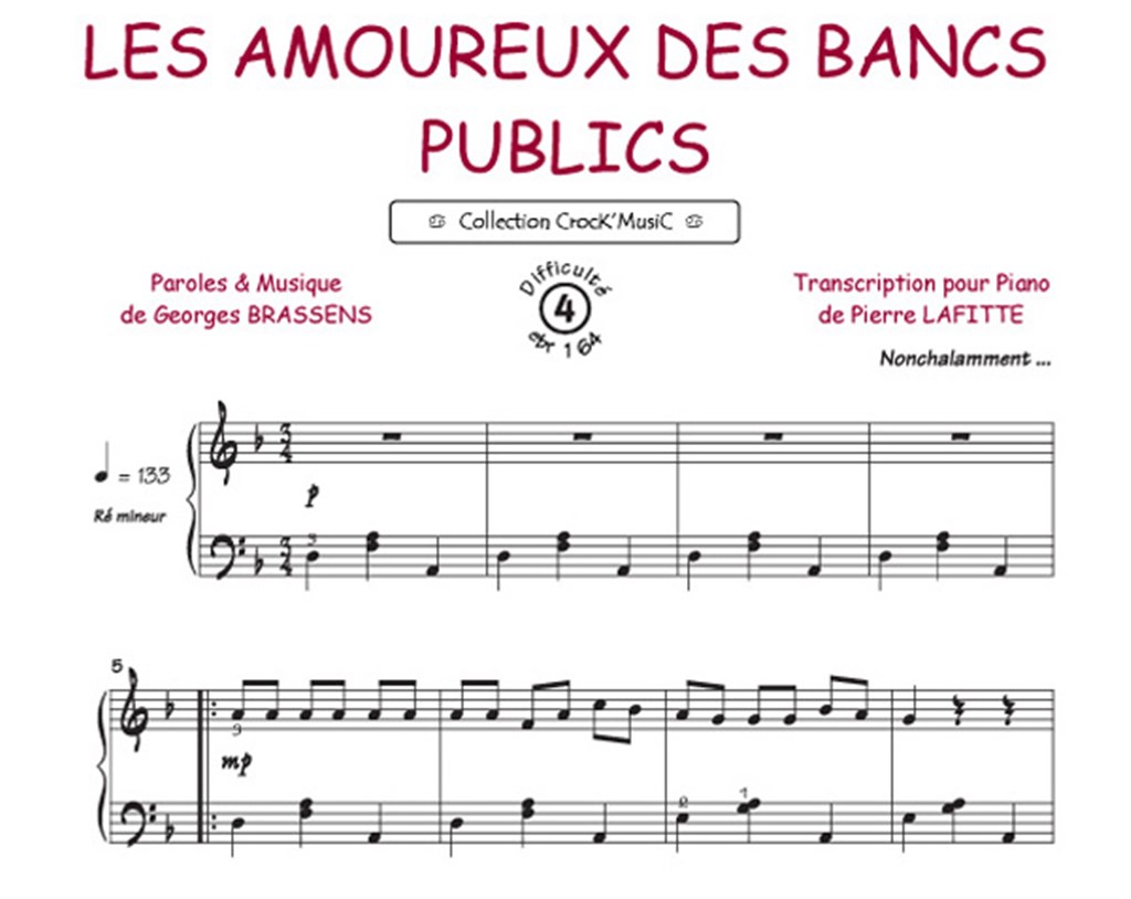 Les amoureux des bancs publics