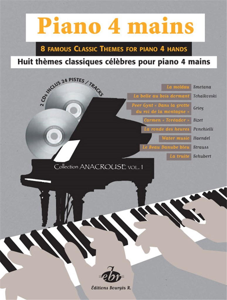 8 Themes Classiques Celebres Anacrouse Vol 1