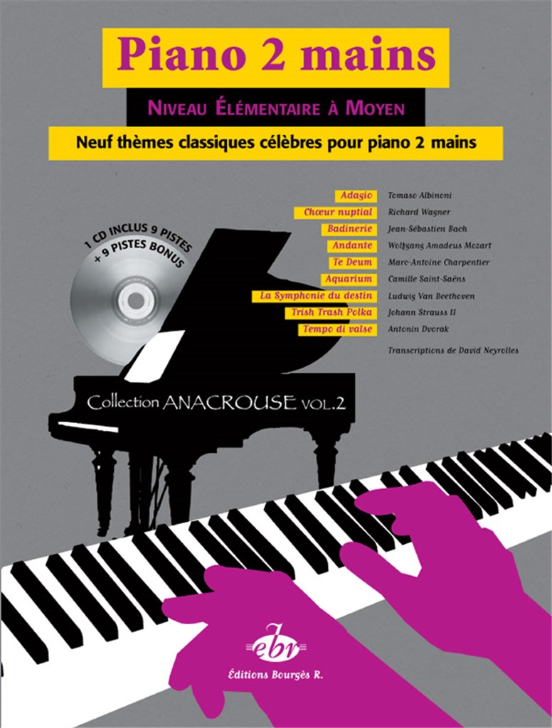 9 Thèmes classiques célèbres pour Piano Vol. 2