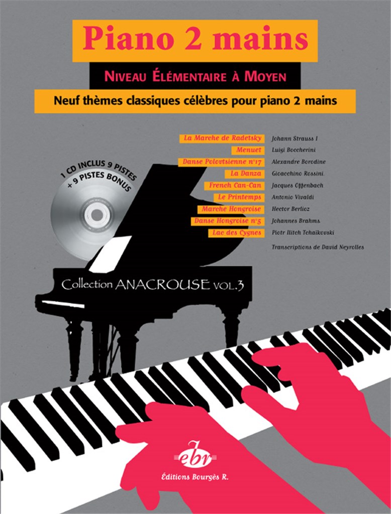 9 Themes Classiques Celebres Anacrouse Vol 3
