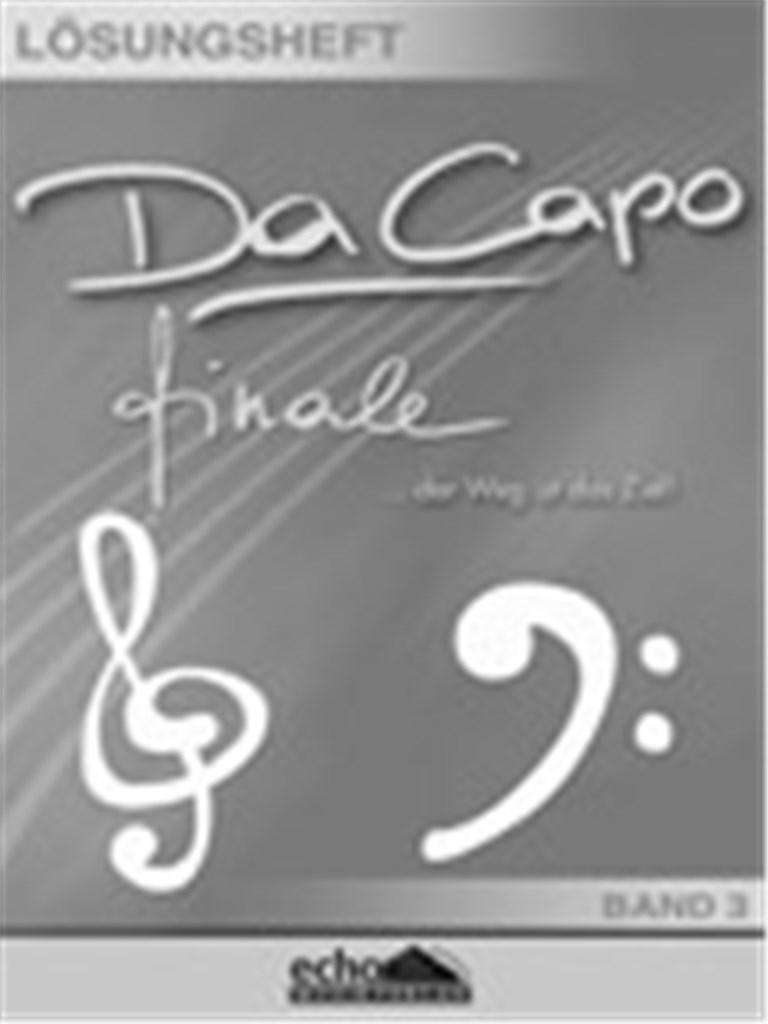 Da Capo - Lösungsheft für Band 3