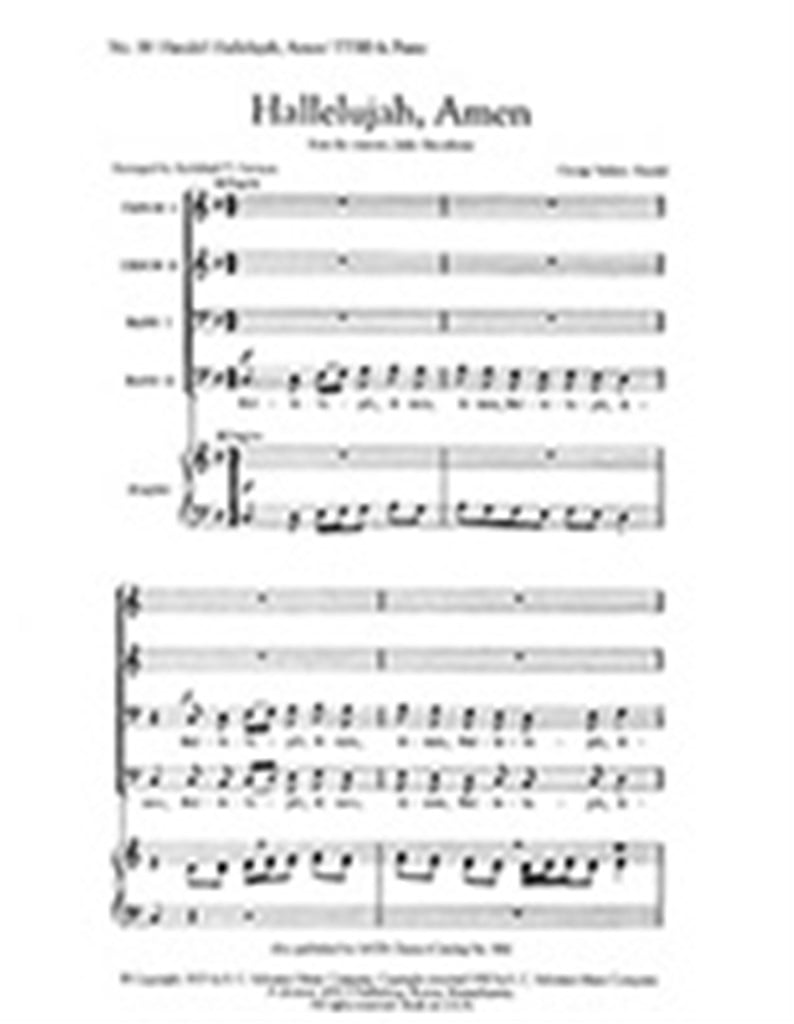 Judas Maccabaeus: Hallelujah, Amen