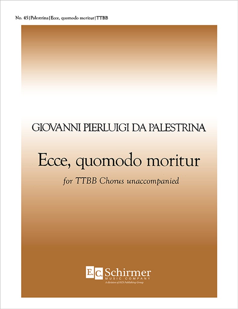 Ecce, quomodo moritur