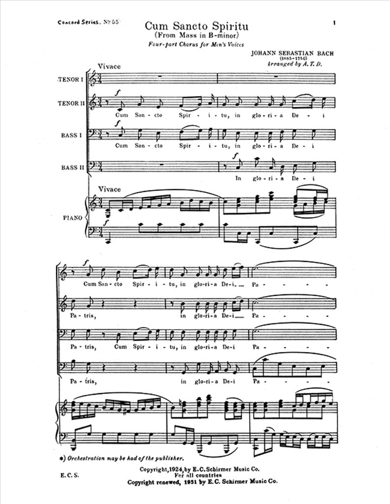 Mass in B Minor: Cum Sancto Spiritu