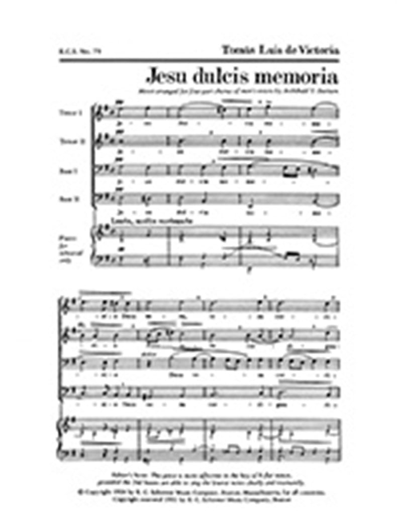 Jesu dulcis memoria