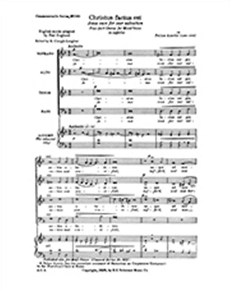 Christus Factus Est