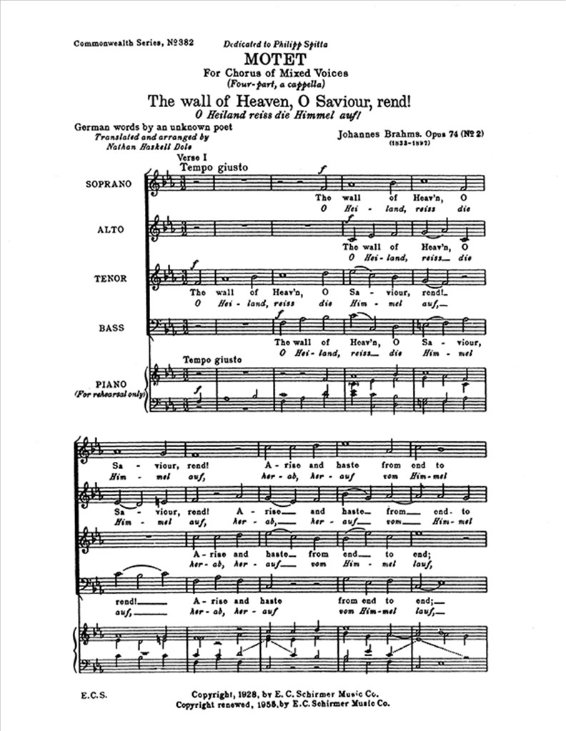 The Wall of Heaven, O Savior, Rend!