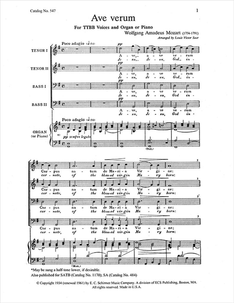 Ave verum Corpus