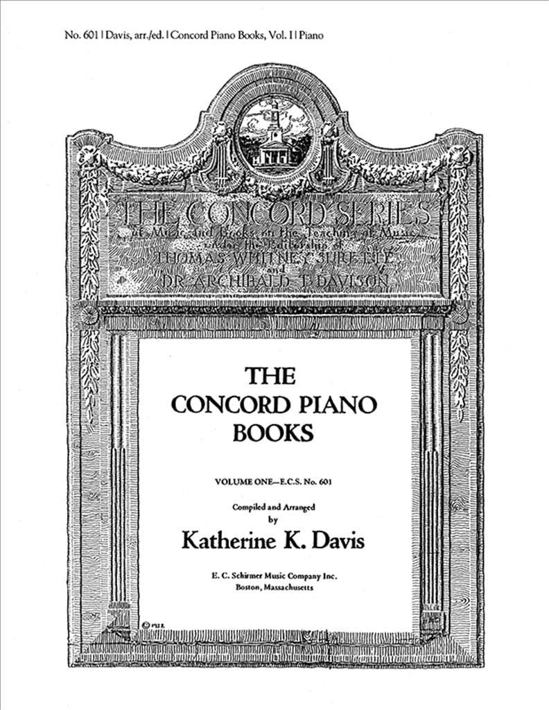 Concord Piano Book, Vol. I