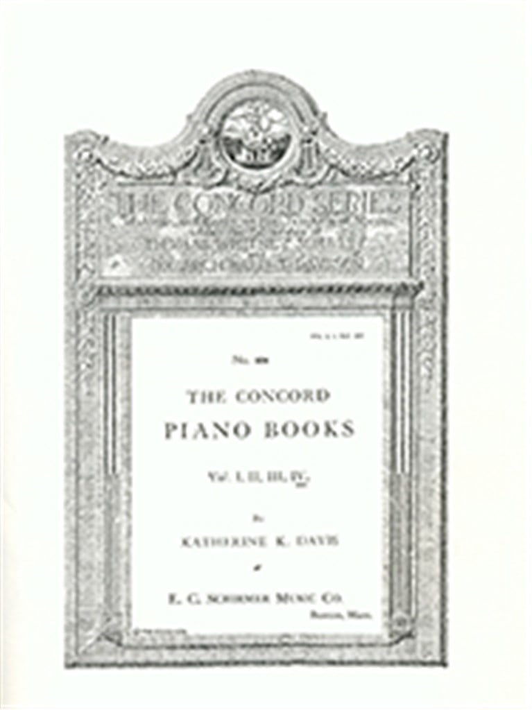Concord Piano Book, Vol. IV