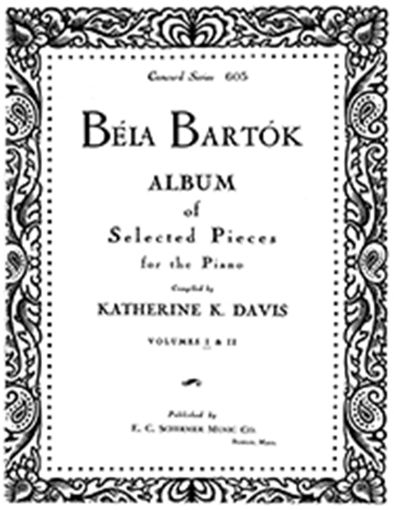 Bela Bartok Album for Piano, Vol. I