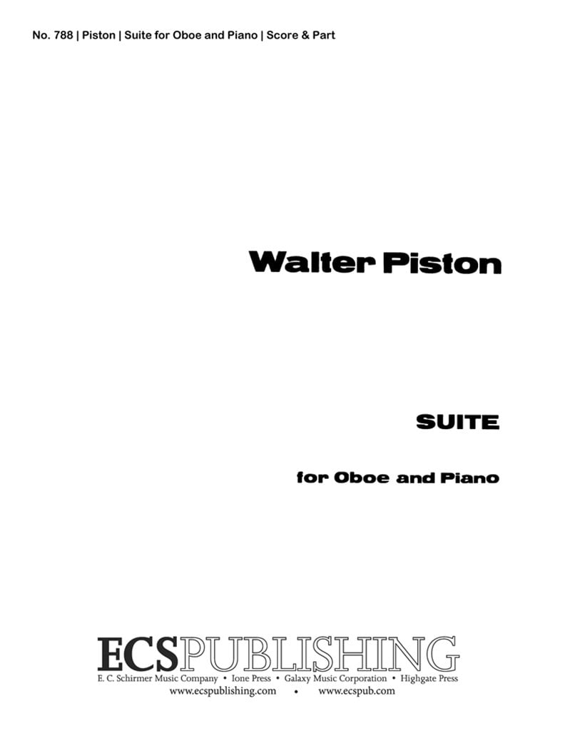 Suite for Oboe and Piano