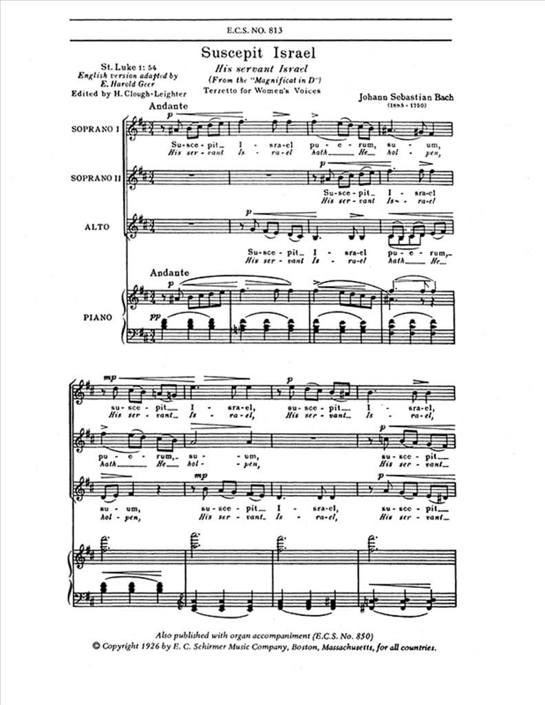 Magnificat: Suscepit Israel