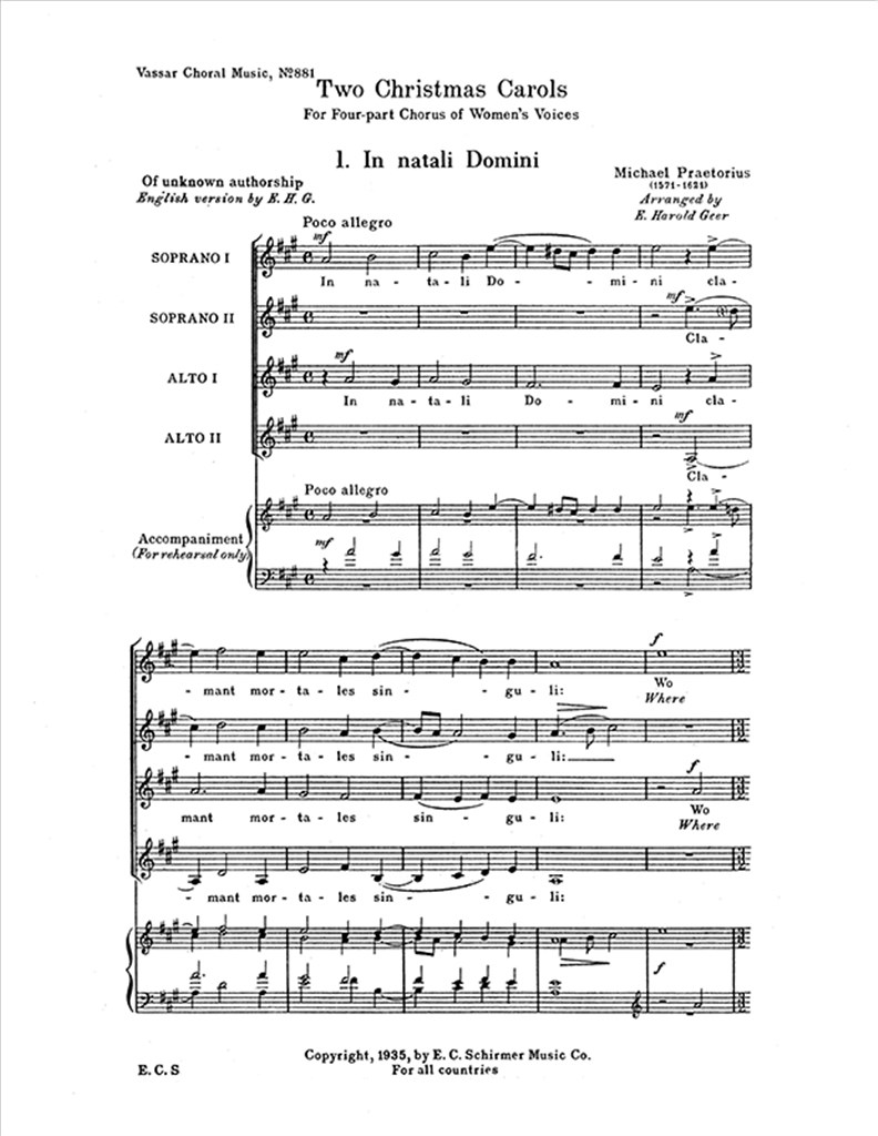 Two Christmas Carols