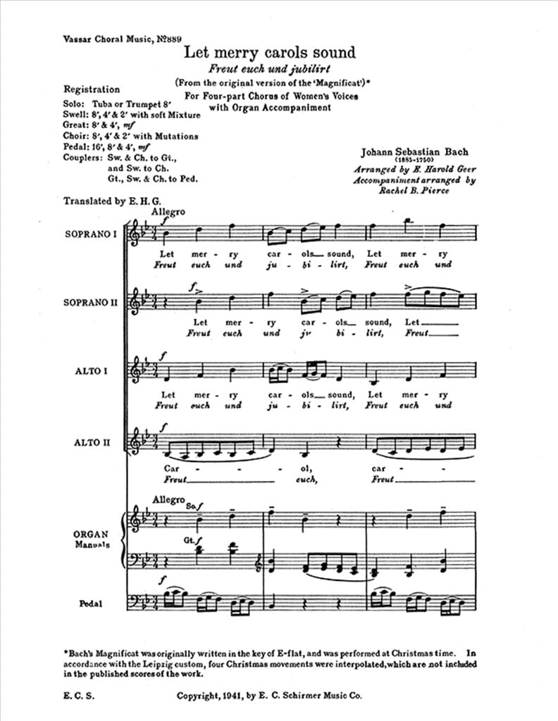 Magnificat: Let Merry Carols Sound