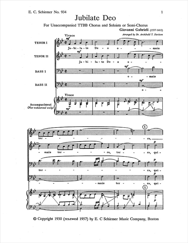 Jubilate Deo