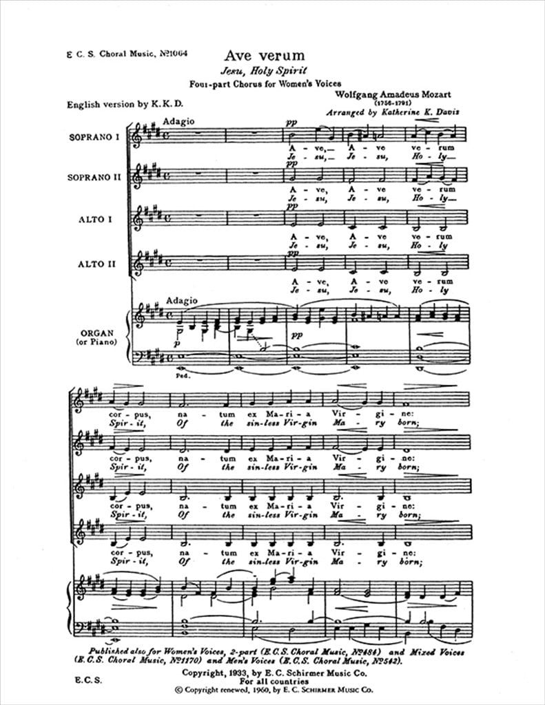 Ave verum Corpus, K618