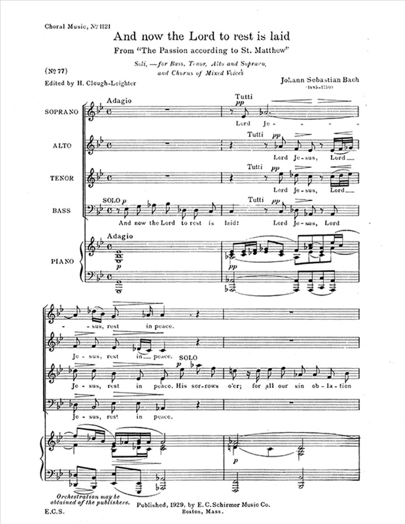 St. Matthew Passion