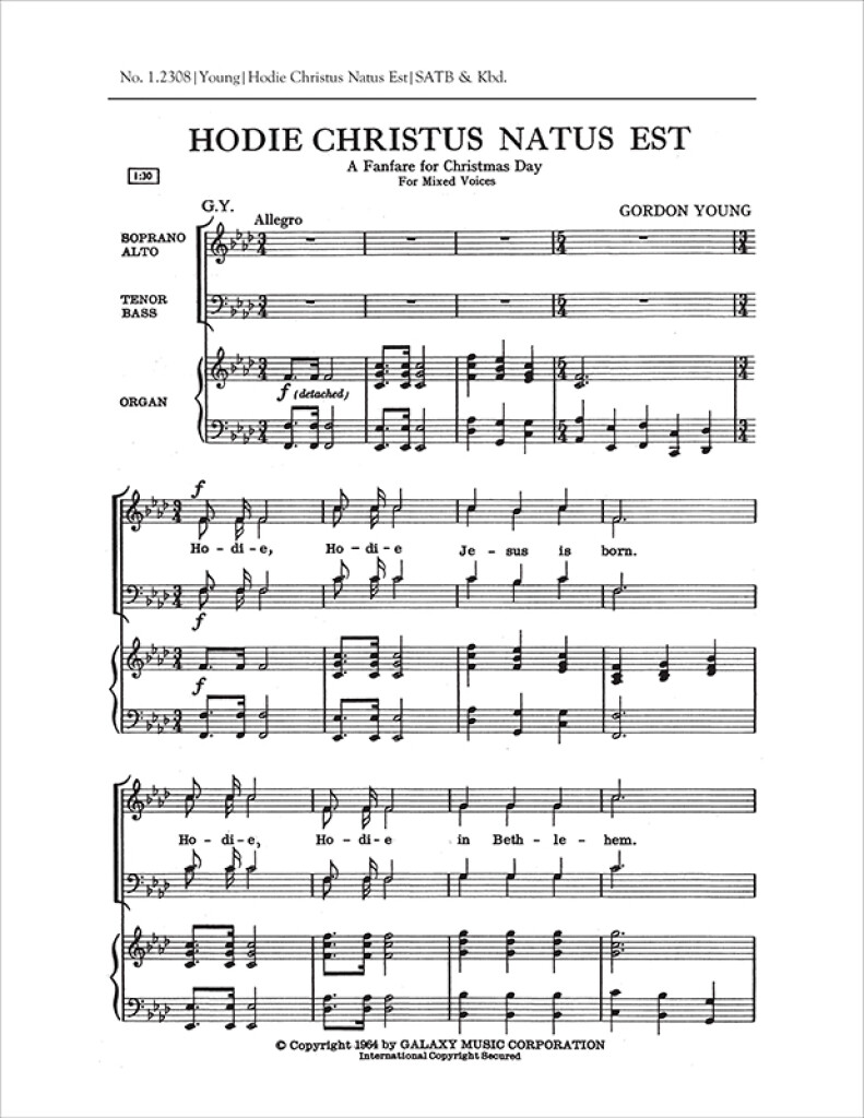 Hodie Christus natus est