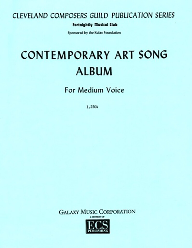 Contemporary Art Song Album, Book 2
