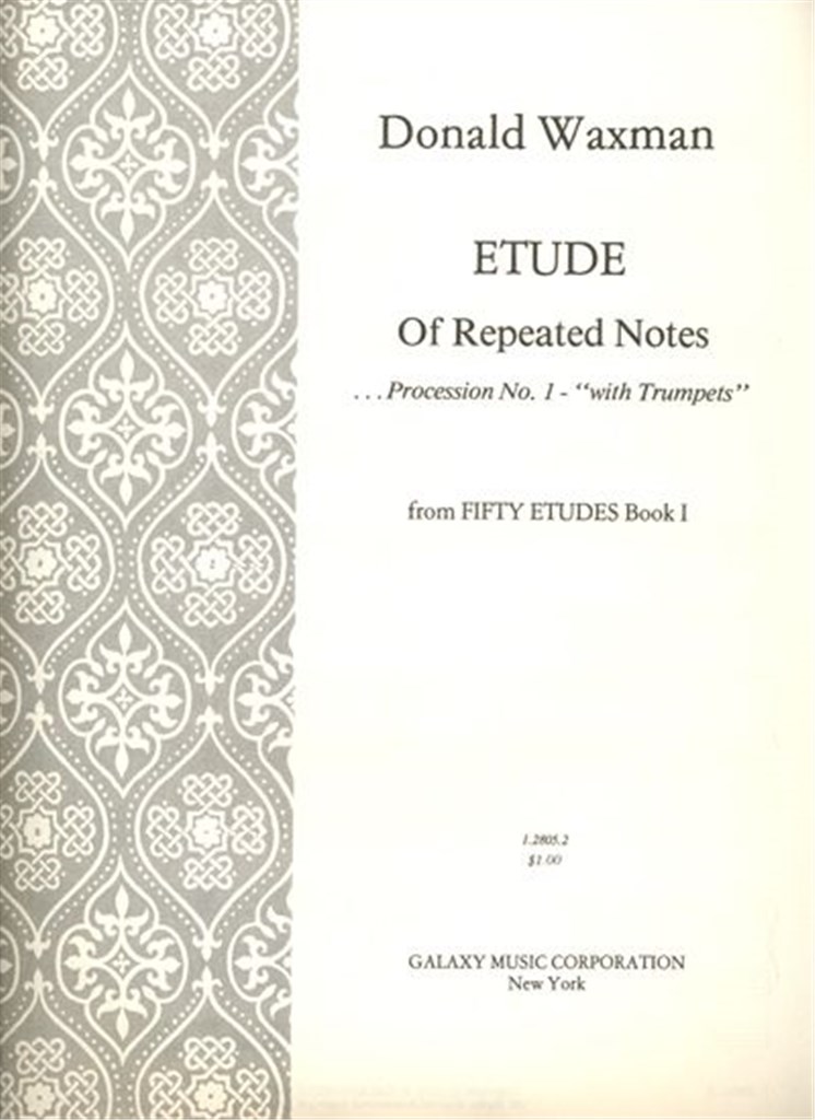 Etude No. 2: Repeated Notes