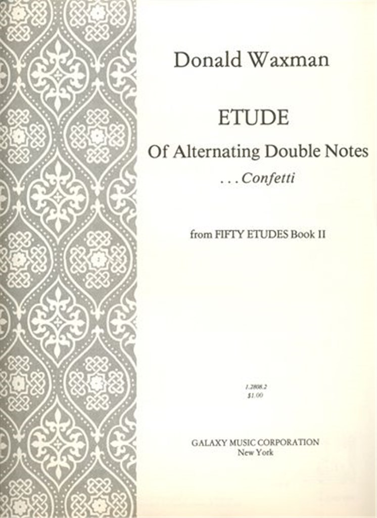Etude No. 19: Alternating Double Notes